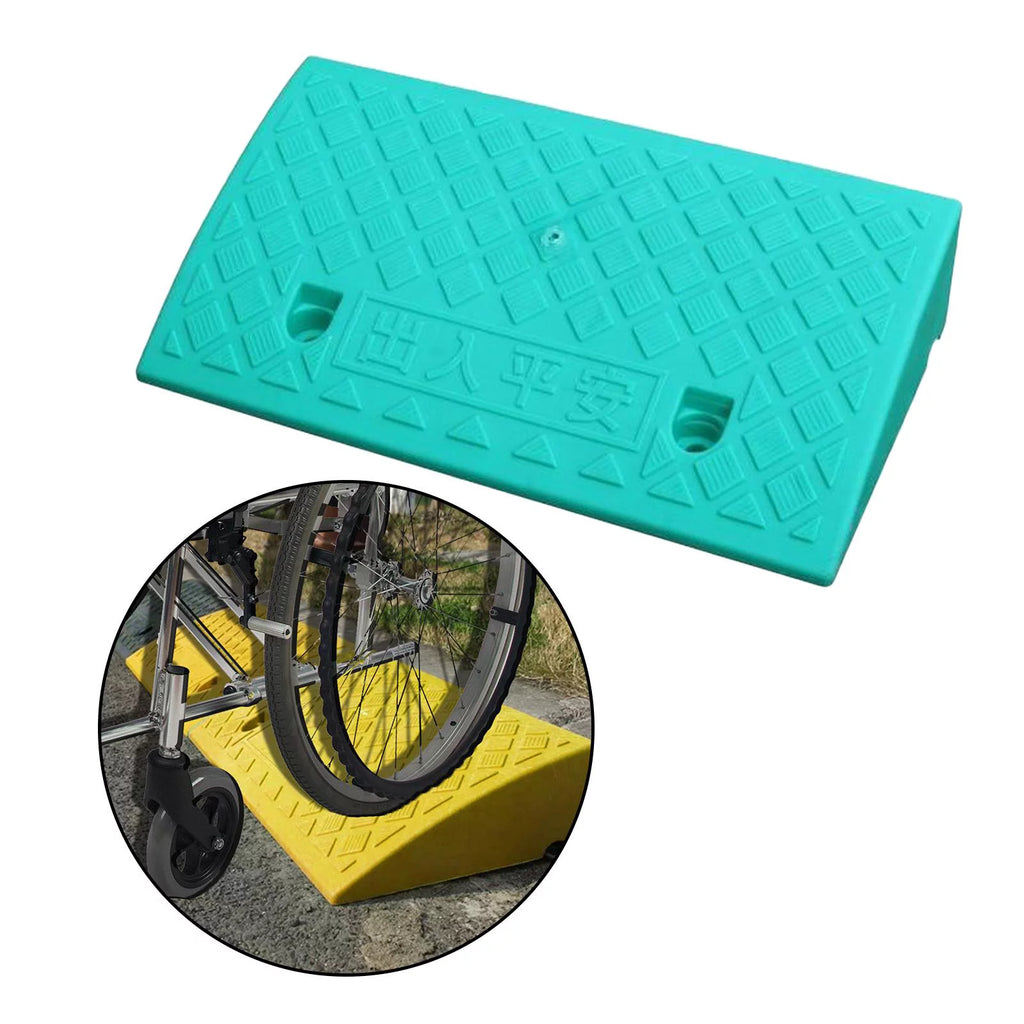 Portable Skidproof Wheelchair Ramp 7cm Yellow M18640