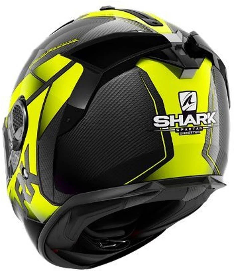 Carbon/Yellow Helmet J652