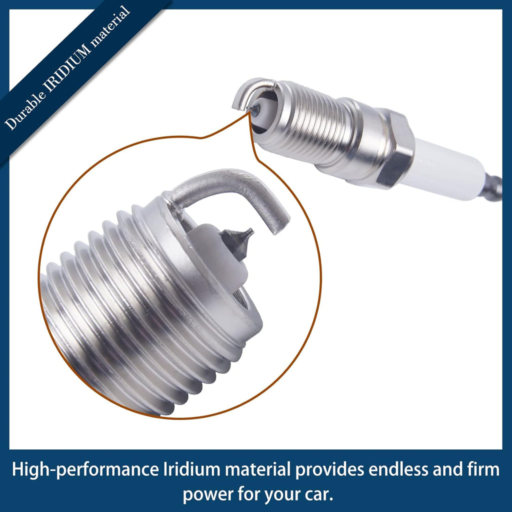 Iridium Spark Plugs and Wires Set, Pack of 16 P23051
