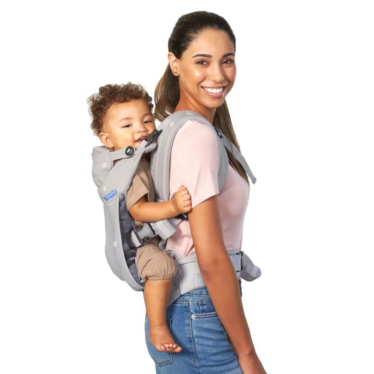 Gray 4-Position Ergonomic Baby Carrier L3631