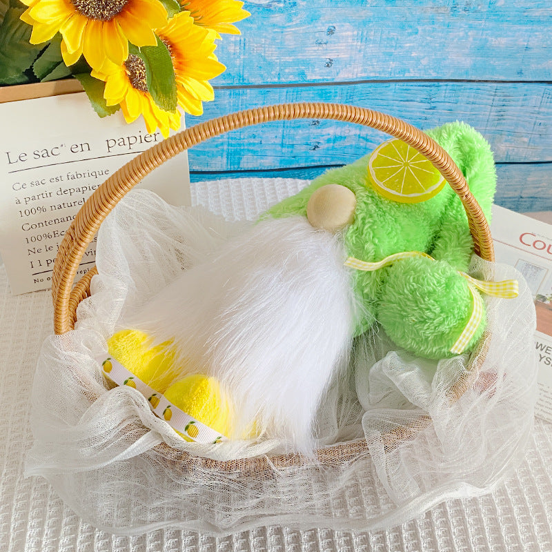 Lemon Doll Plush Gnome Puppet D228