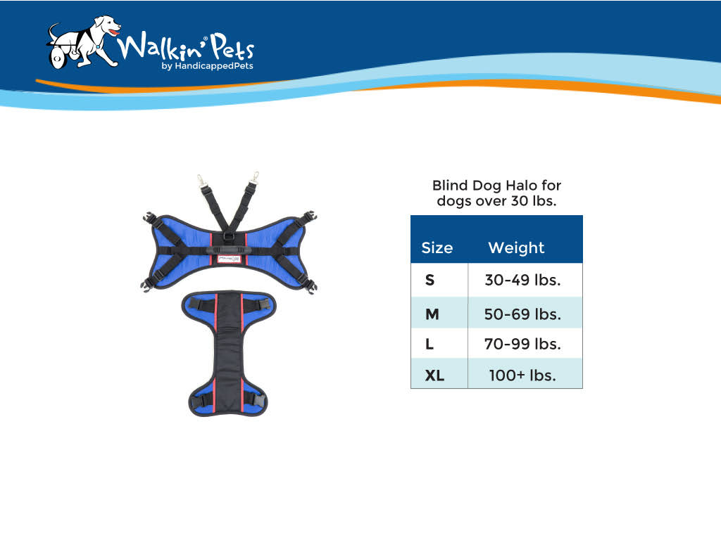 Blind Dog Halo Harness for Pets Over 30 lbs B981174