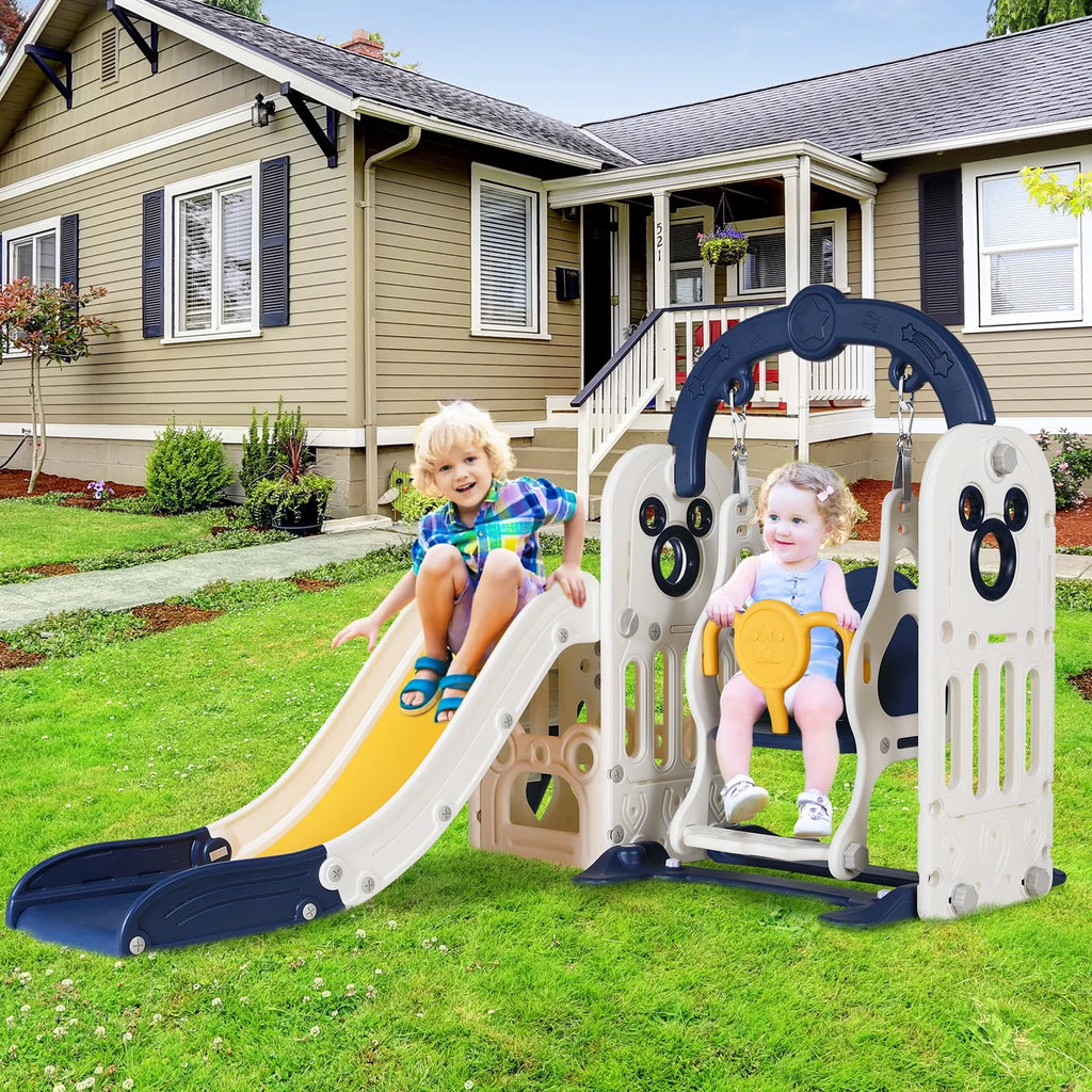 5 in 1 Toddler Swing and Slide Set H67673