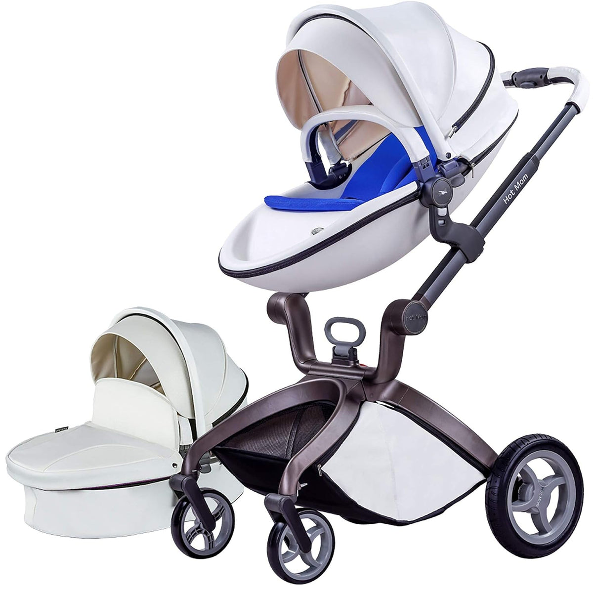 Black Adjustable Seat Height Baby Stroller T398