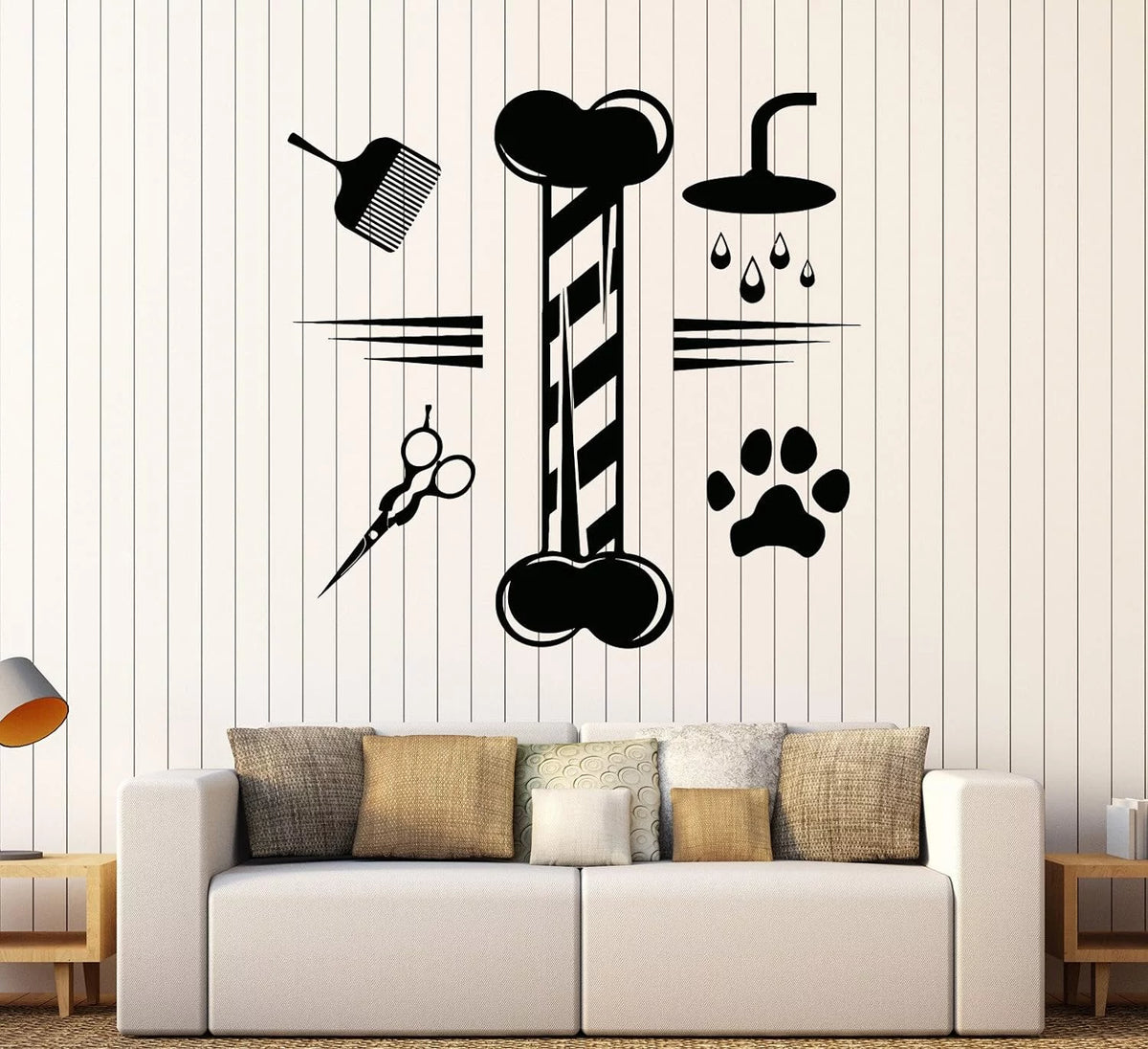 Vinyl Wall Decal Dark Blue X18441