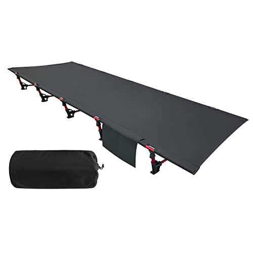 Portable Camping Cot Sleeping Cot Black D677