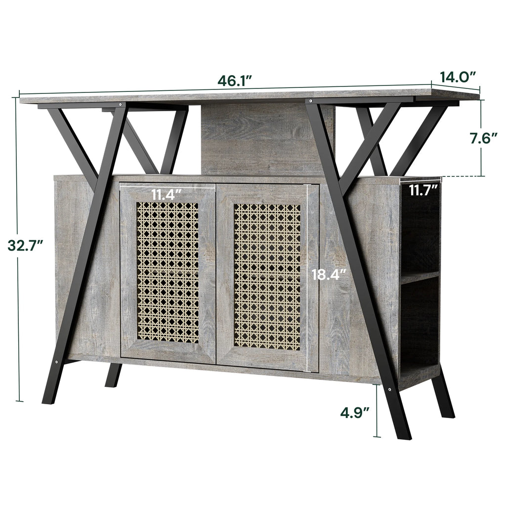Entrance Storage Cabinet with Adjustable Shelves L2333