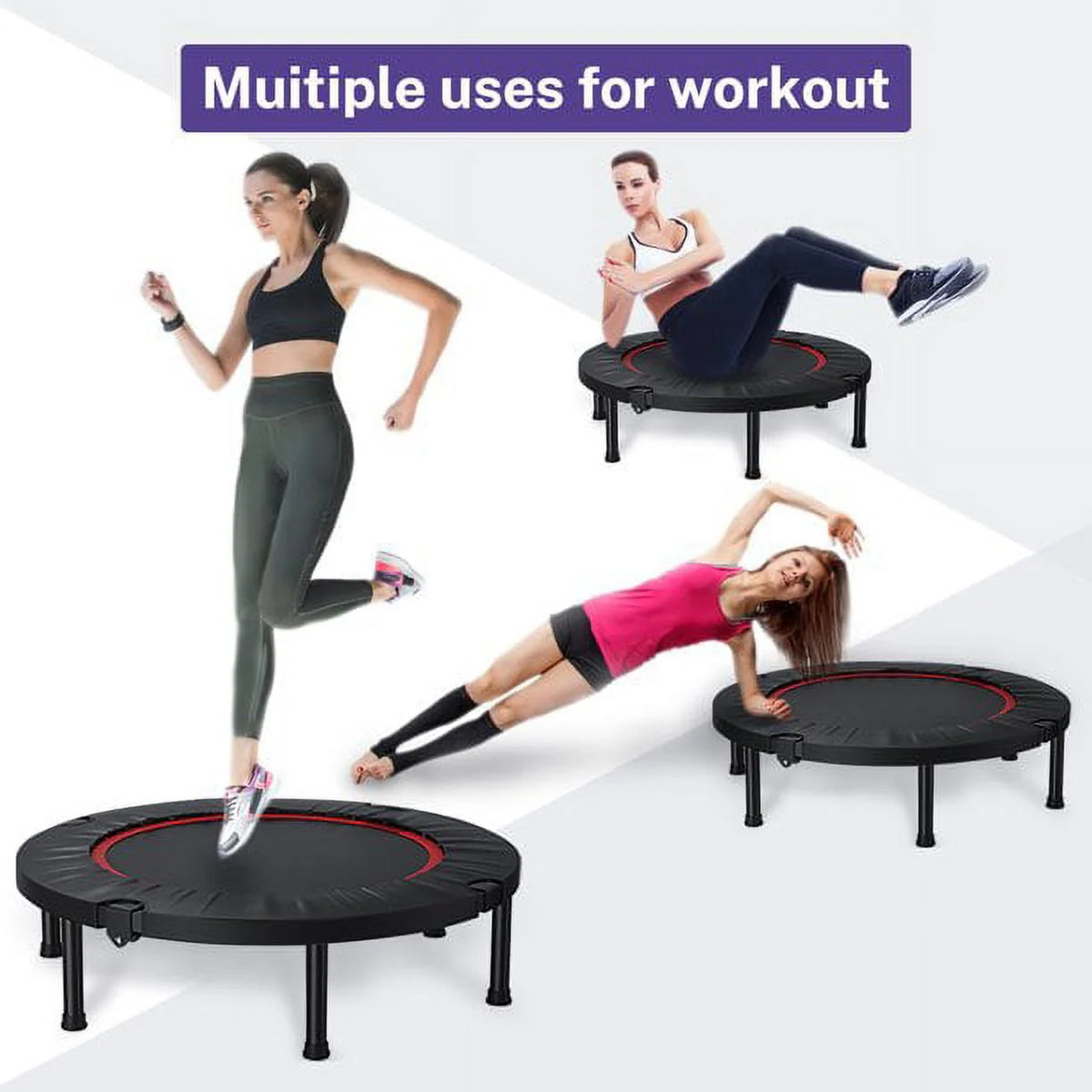 40 Foldable Mini Trampoline 330 lb P8138