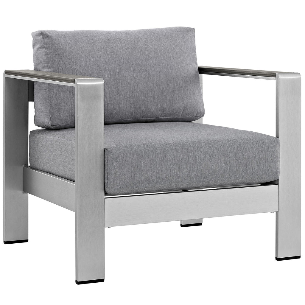 Grey Aluminum 3 Pc Sectional Sofa Set T901583