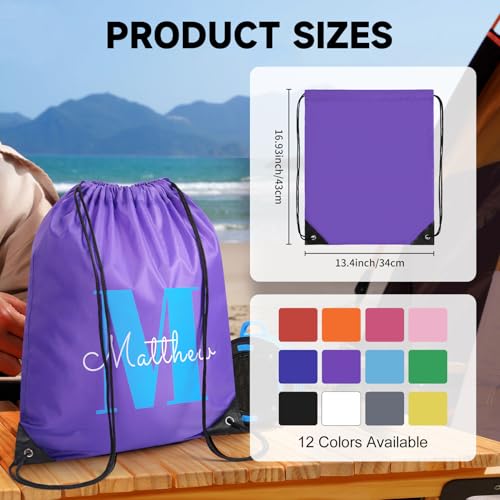 Black Drawstring Backpack 50 Pack D945