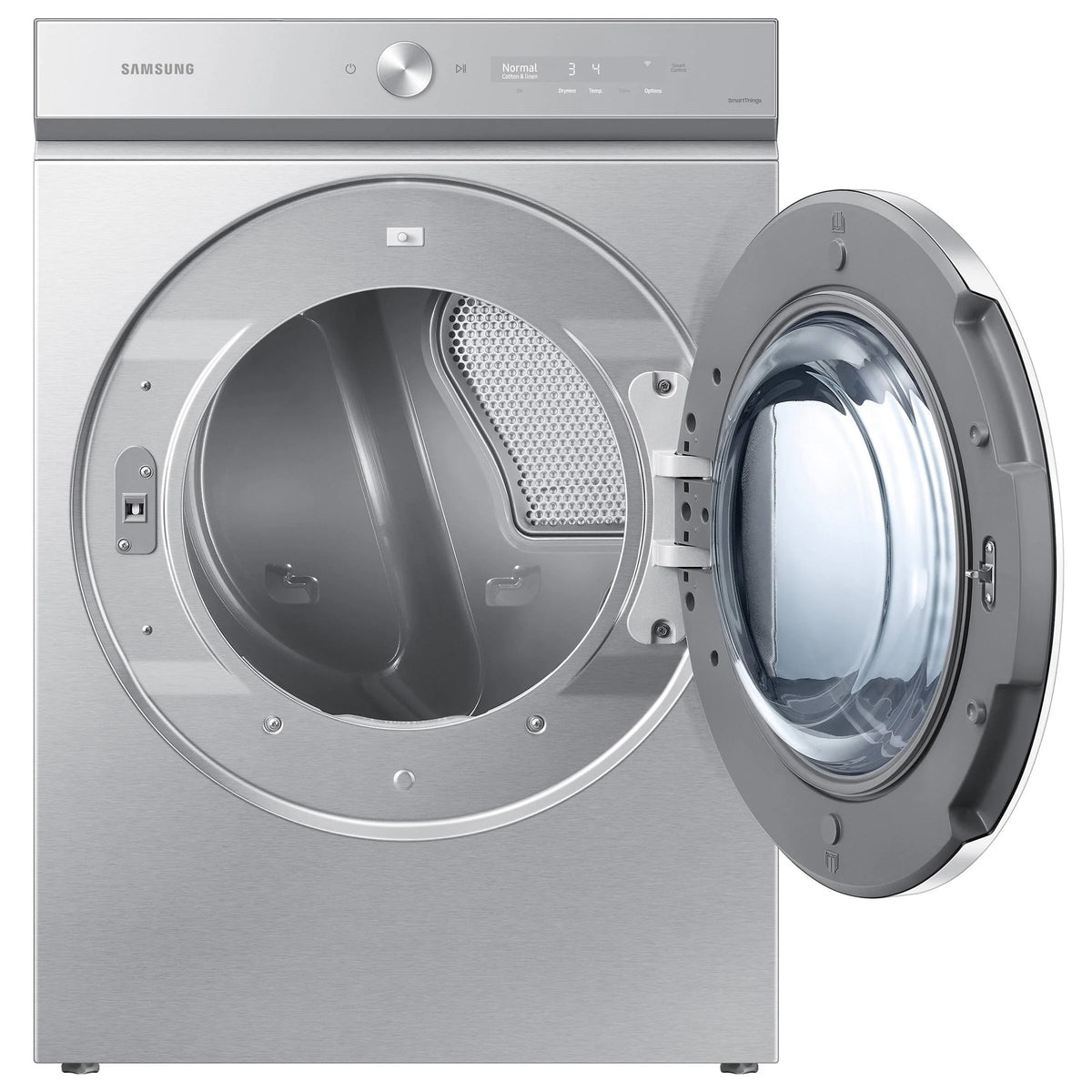 27 In. 7.6 Cu. Ft Stainless Steel Electric Dryer with Steam Y361