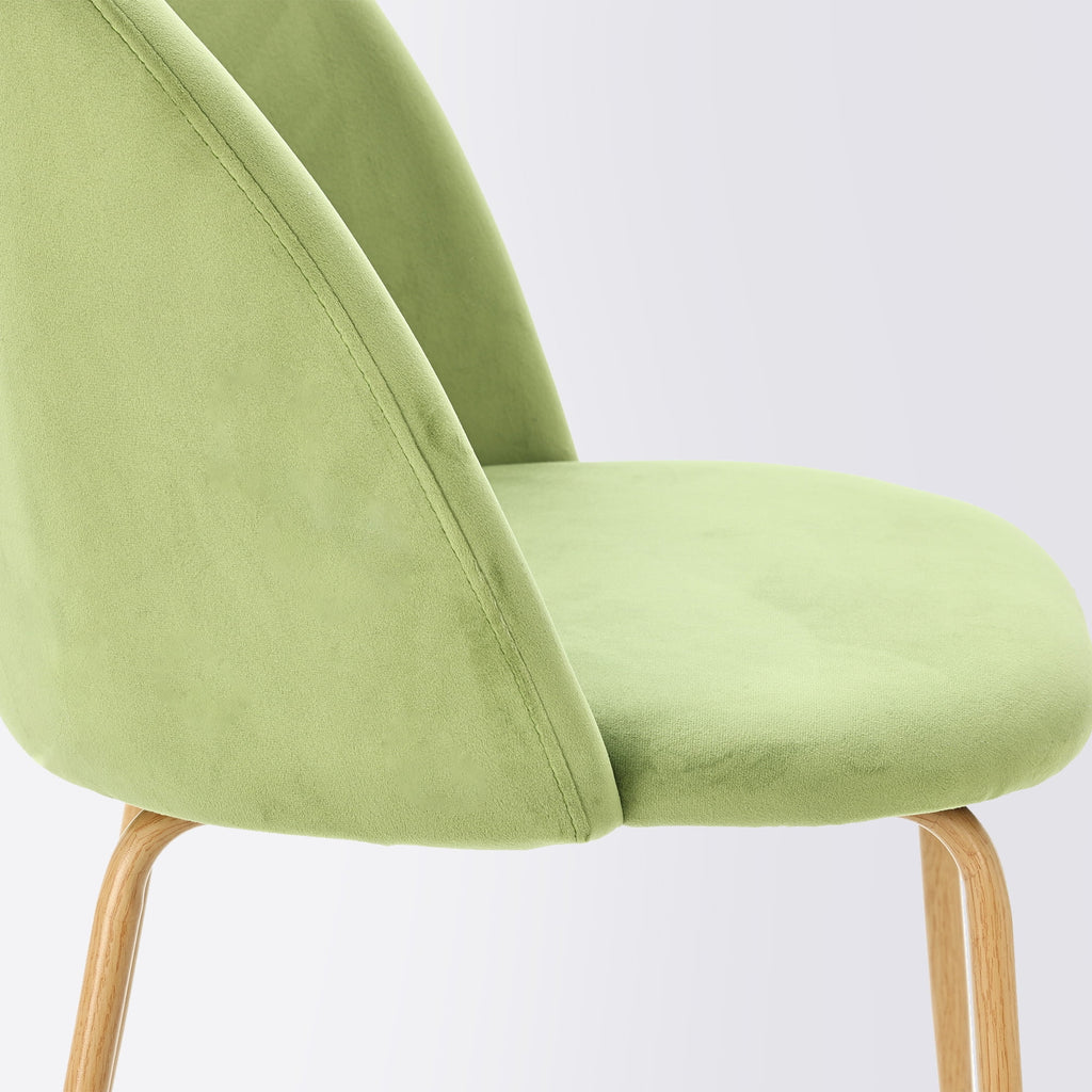 Green Velvet Dining Chairs Set of 4 G898