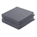 Waterproof Outdoor Chair Cushions 19 x 19 Inch Set of 2 C26749