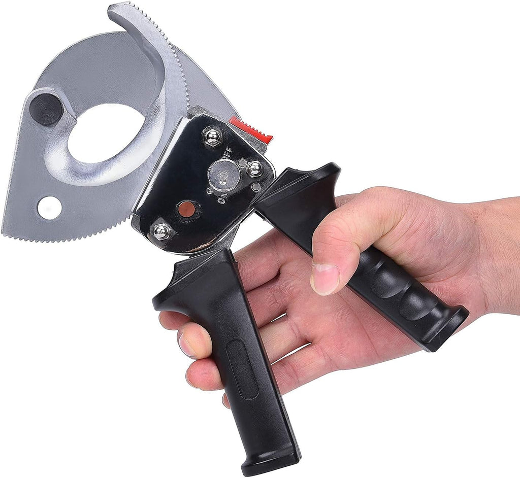 Ratchet Cable Wire Cutter, Steel Blades, 9.4Inch Pack of 2 B790
