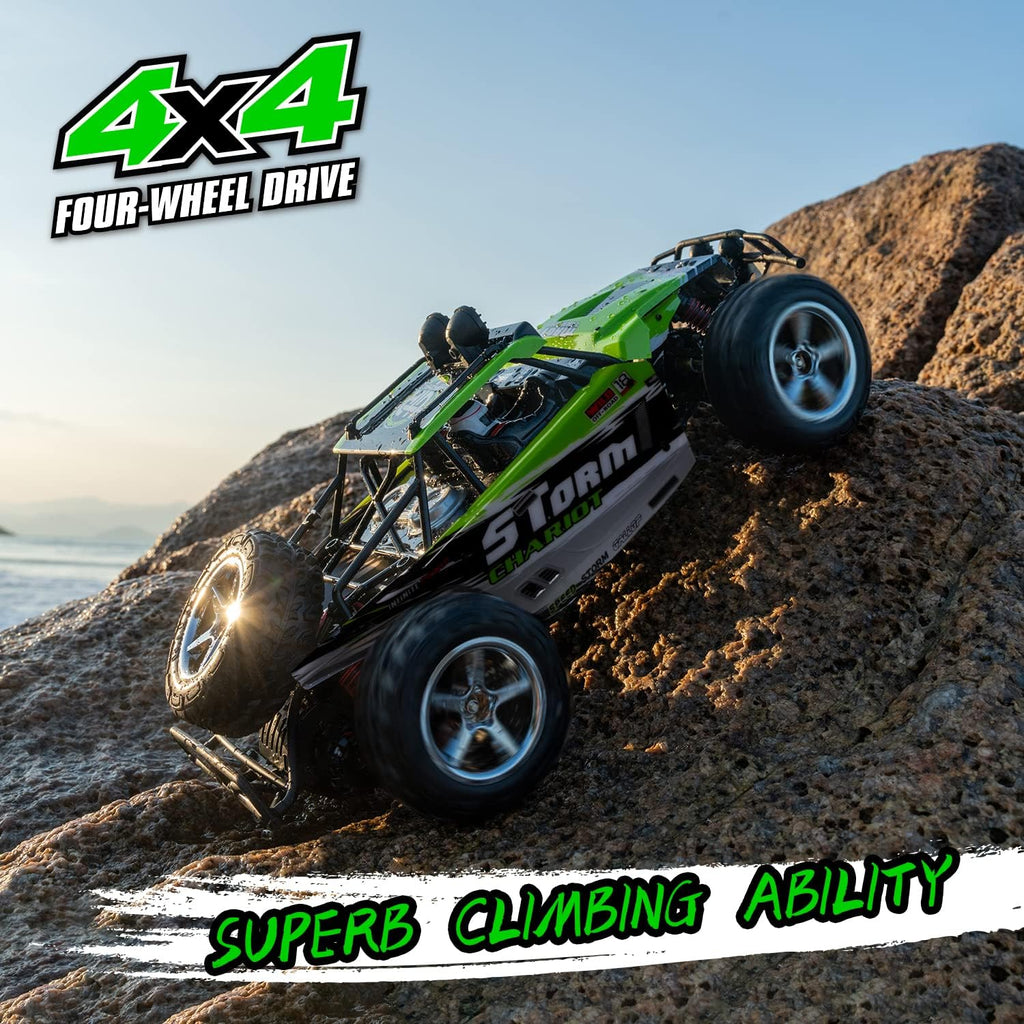 1:10 Scale 4WD RC Truck with 2 Rechargeable Batteries Q180