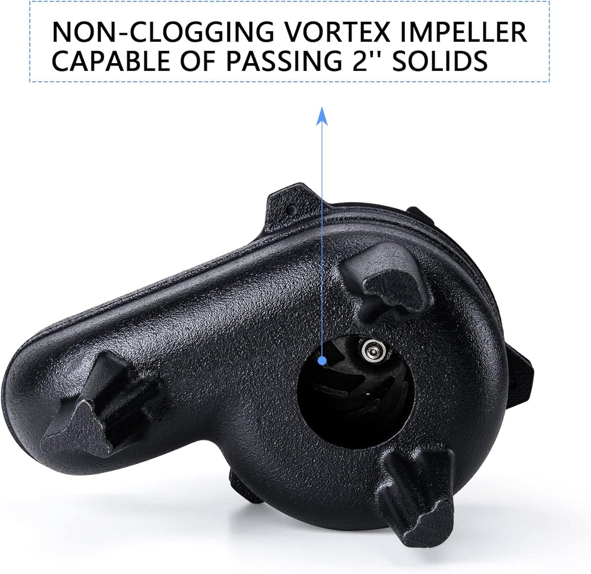 Cast iron submersible sewage pump with tether float switch V862