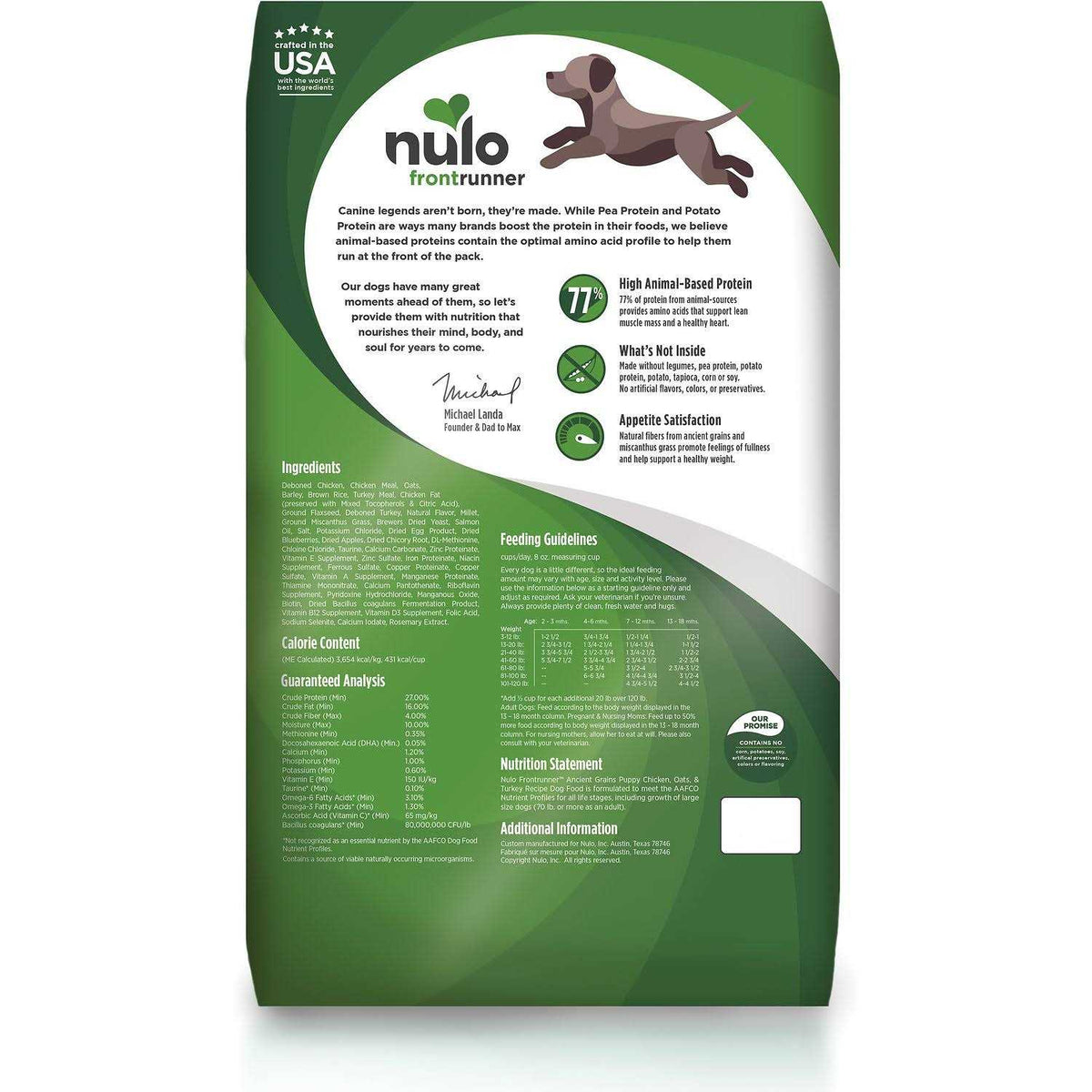 Chicken Oats & Turkey Dry Puppy Food T858