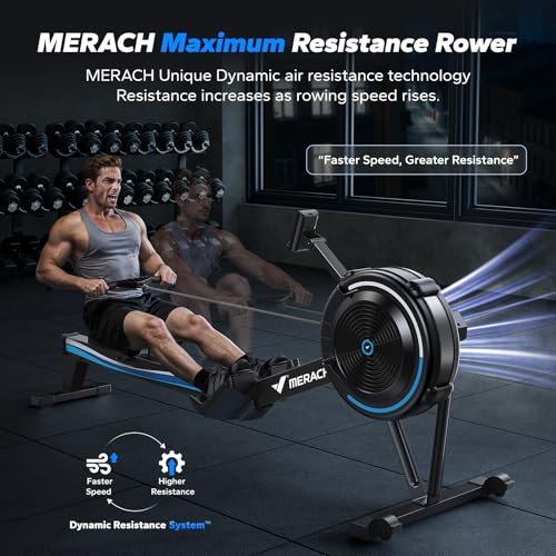Adjustable Air Resistance Indoor Rowing Machine S4832