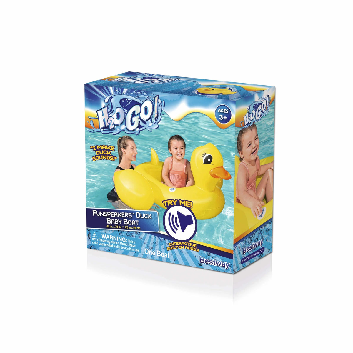 Yellow Duck Baby Boat Float G78779