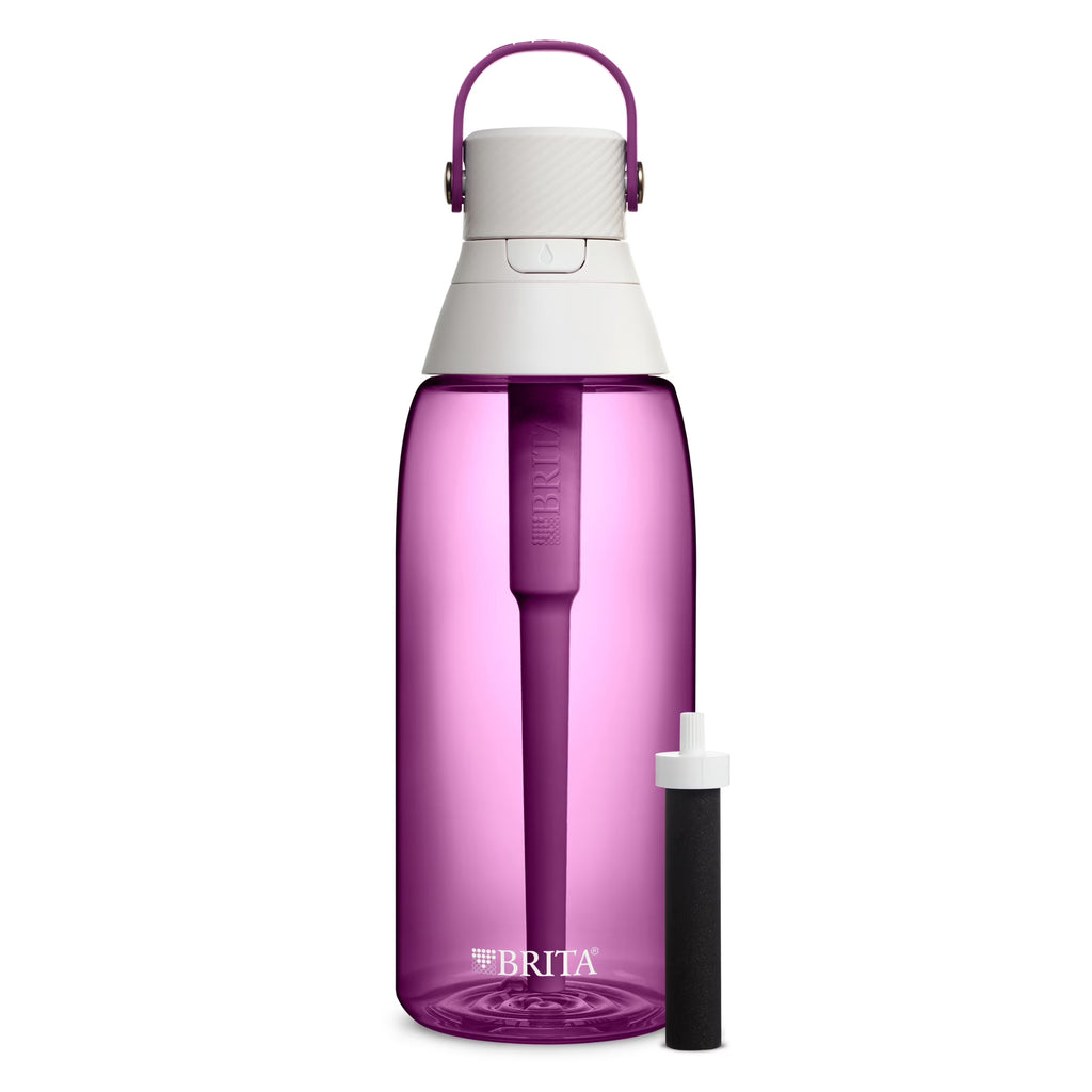 Brita Premium Leak Proof Filtered Water Bottle, Orchid, 36 oz L2749