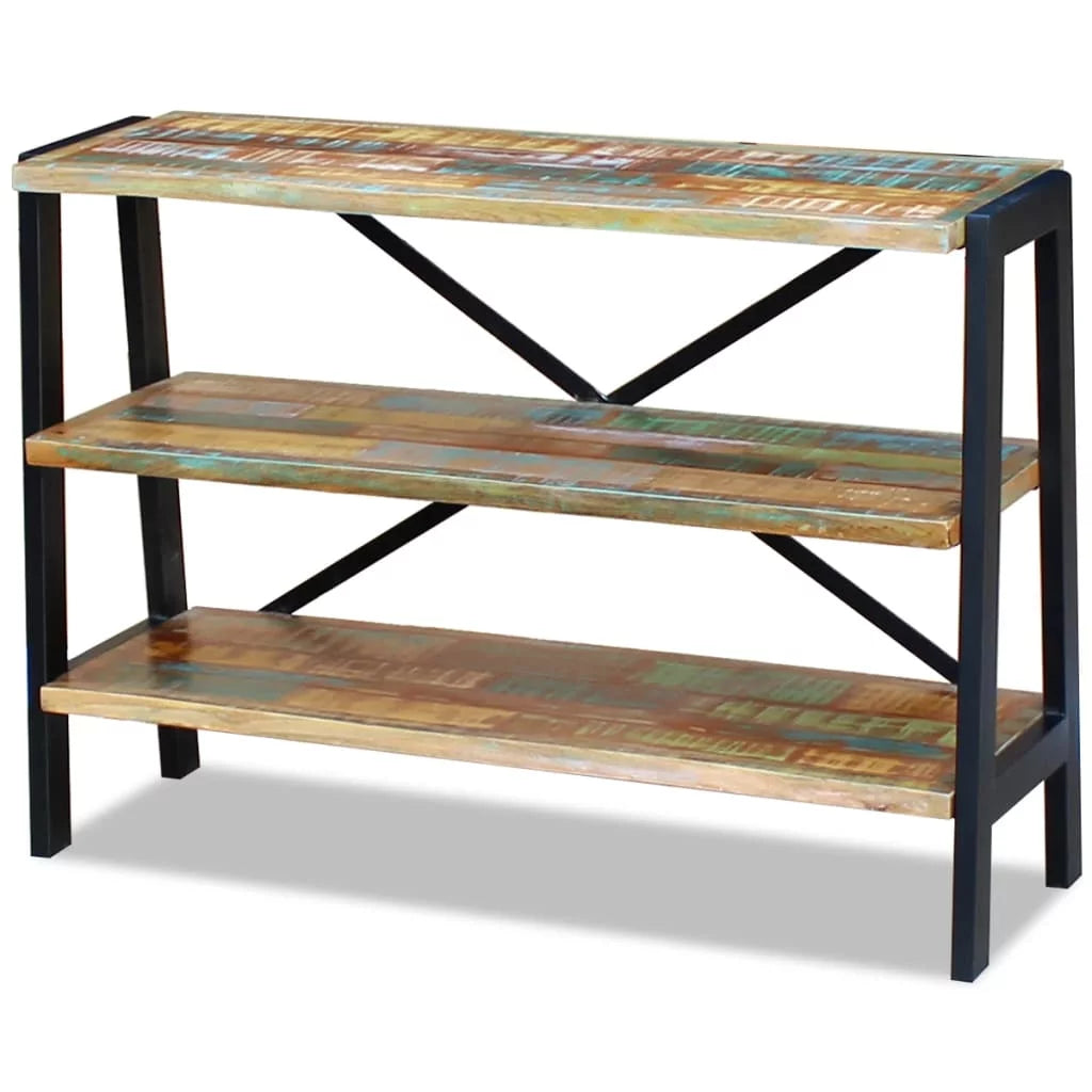 Sideboard 3 Shelves Solid Reclaimed Wood L449