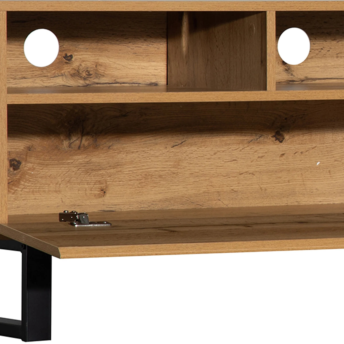 Modern TV Stand with Double Storage Space H6097