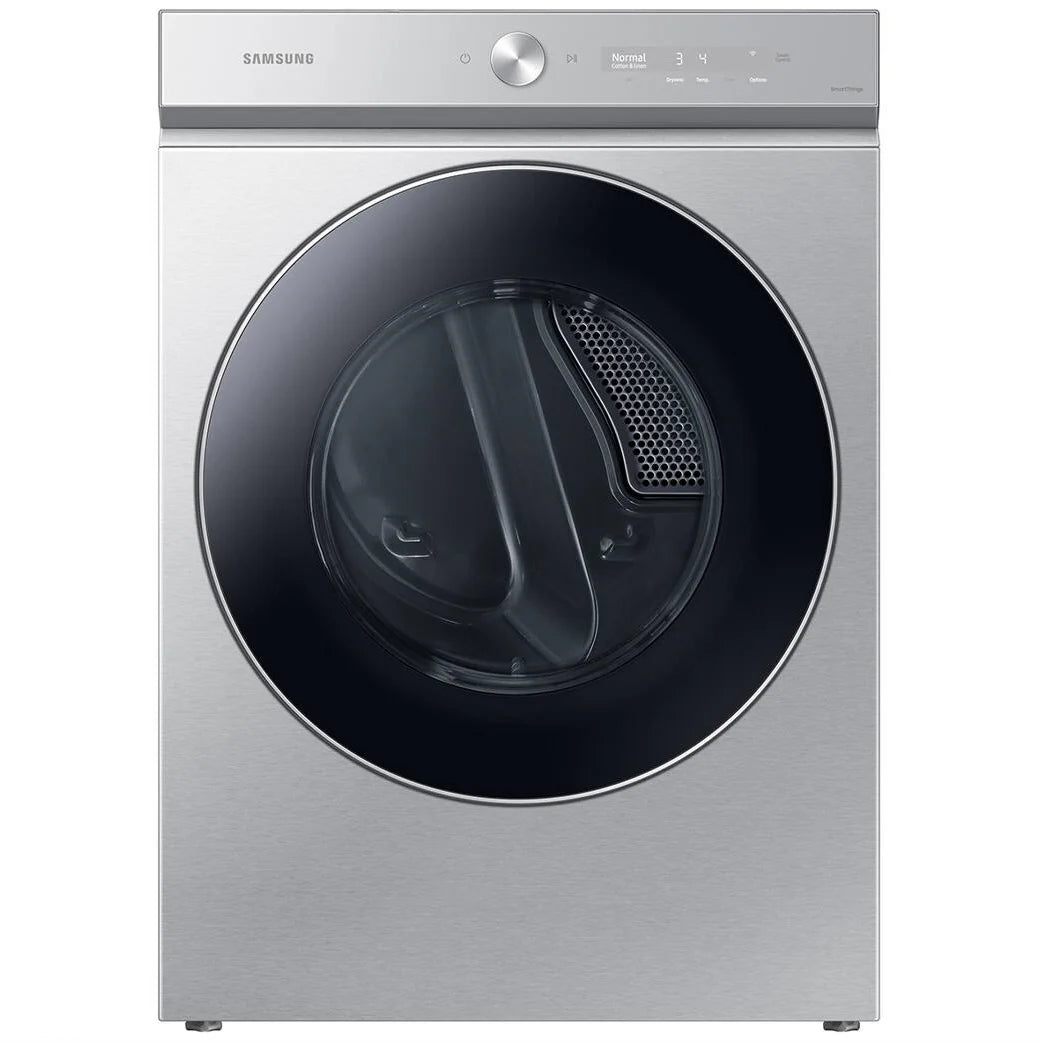 27 In. 7.6 Cu. Ft Stainless Steel Electric Dryer with Steam Y361
