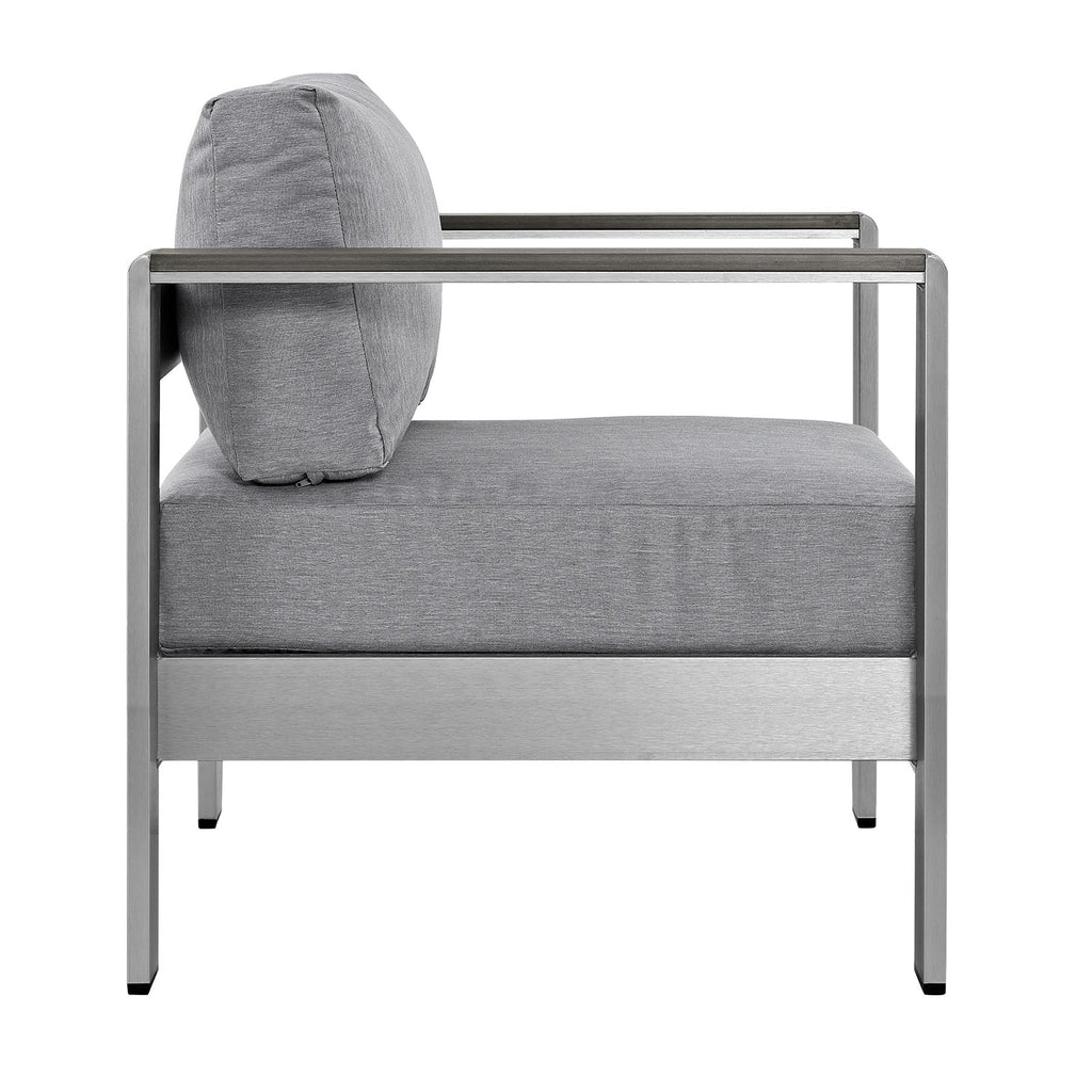 Grey Aluminum 3 Pc Sectional Sofa Set T901583