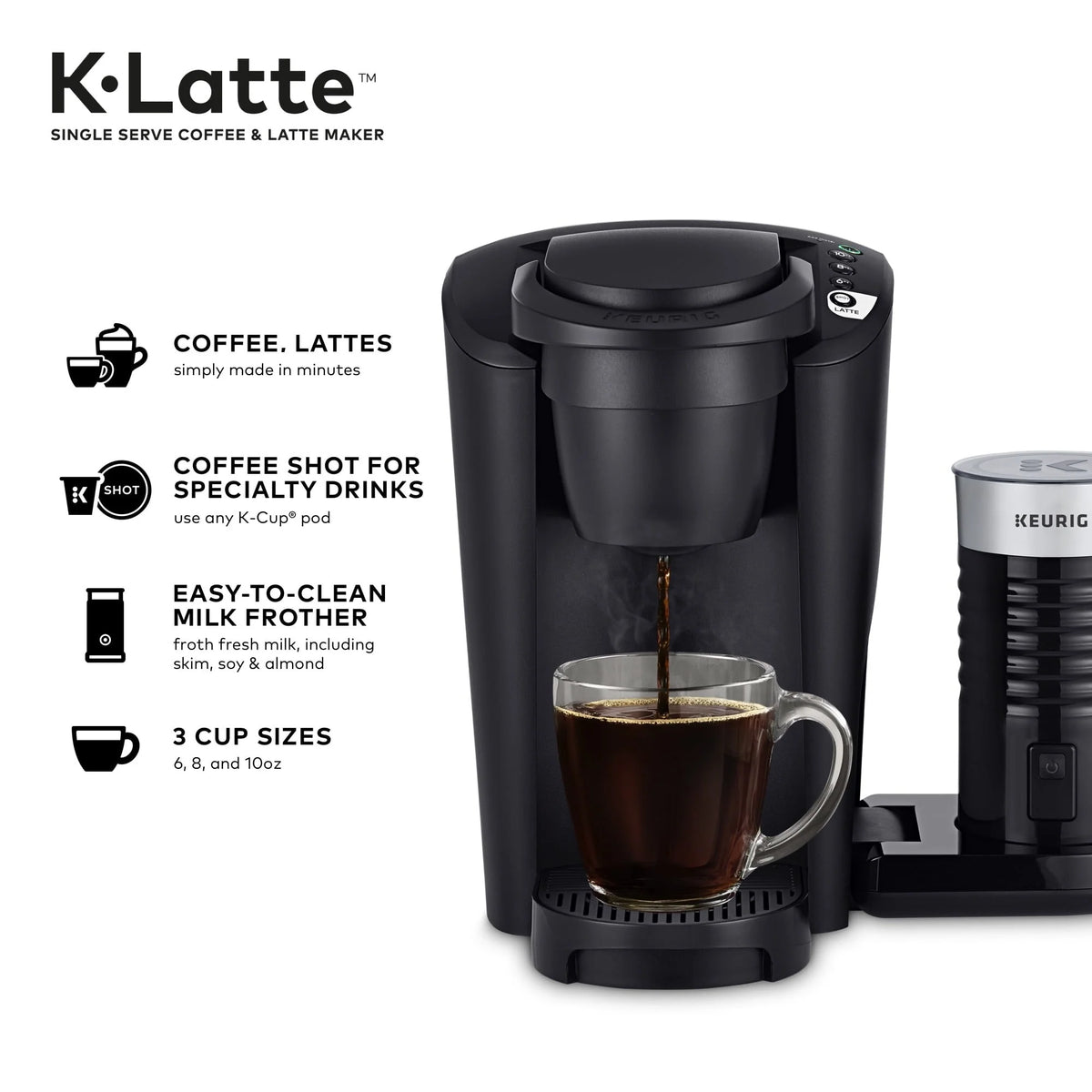 Single Serve K-Cup Coffee and Latte Maker Q1411
