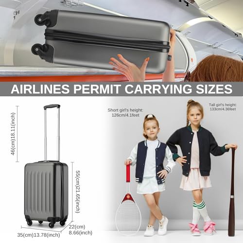 20 Inch Hardside Spinner Suitcase K574405