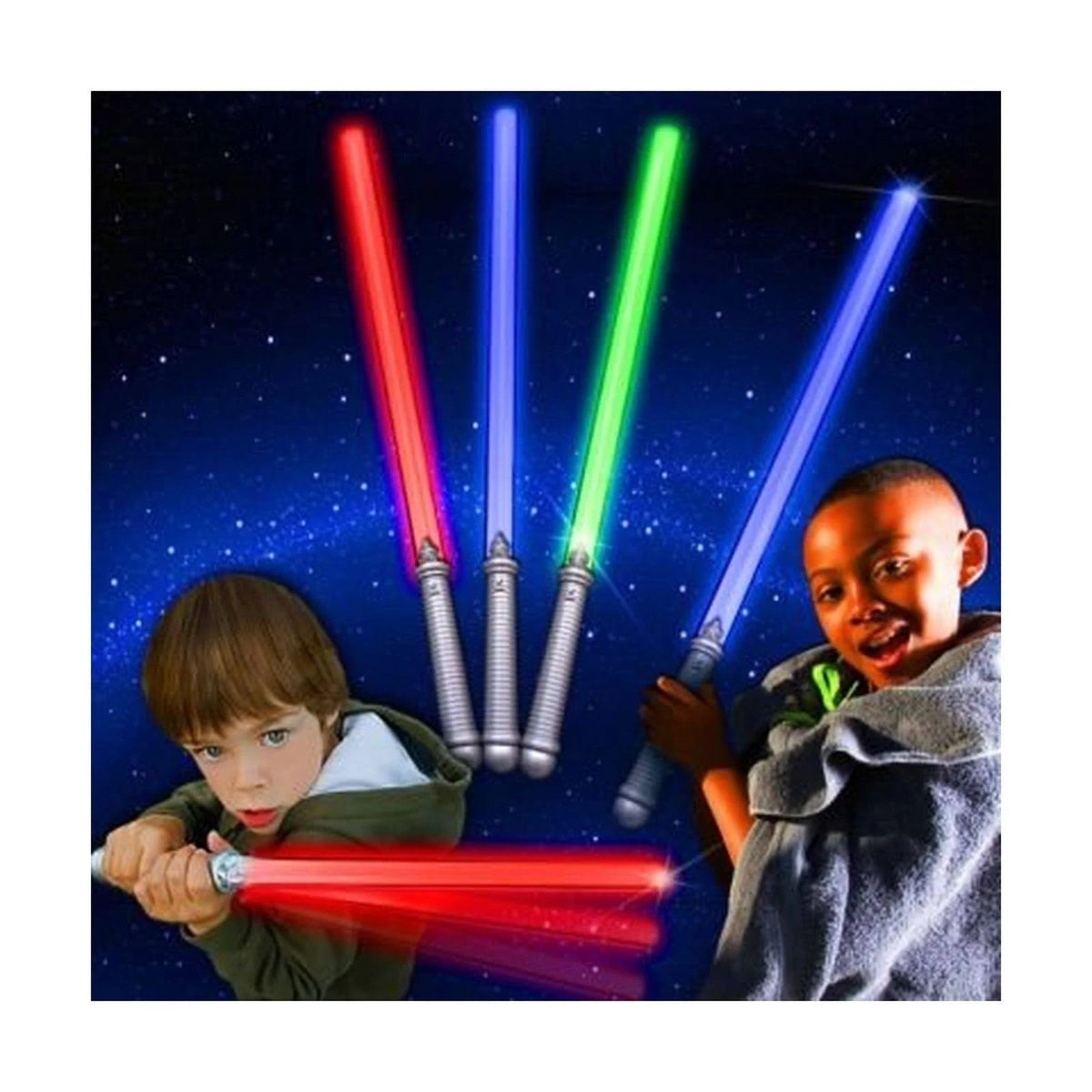 12 Pack Glow in The Dark LED Light Sabers G4373