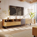 Modern TV Stand with Double Storage Space H6097