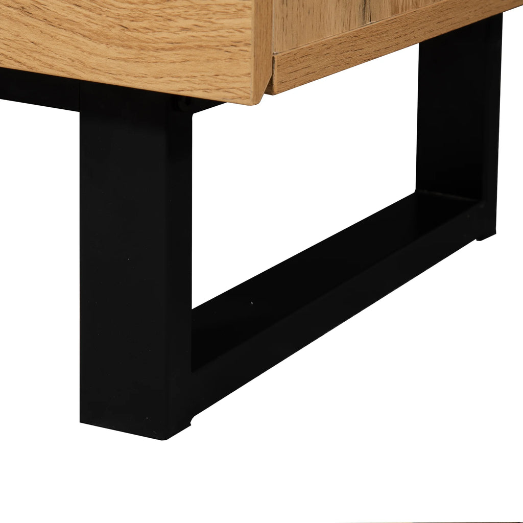 Modern TV Stand with Double Storage Space H6097