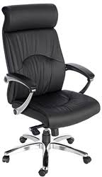 Executive High Back Eco-Leather Chair with Chrome Base E51895