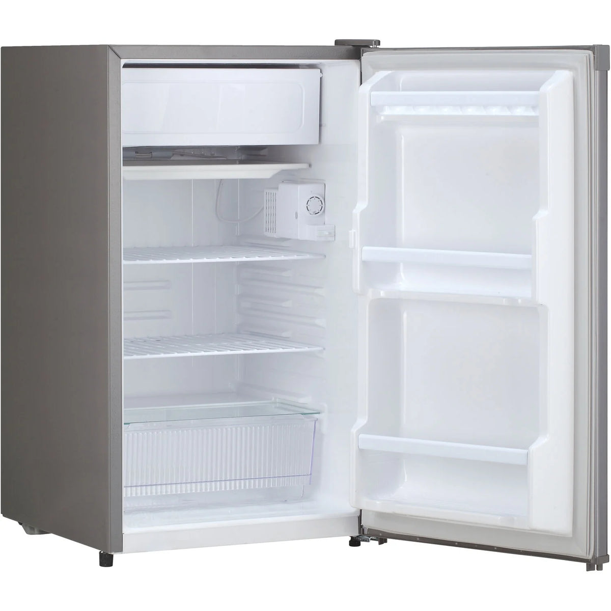 Silver 1-Door Compact Refrigerator S61123