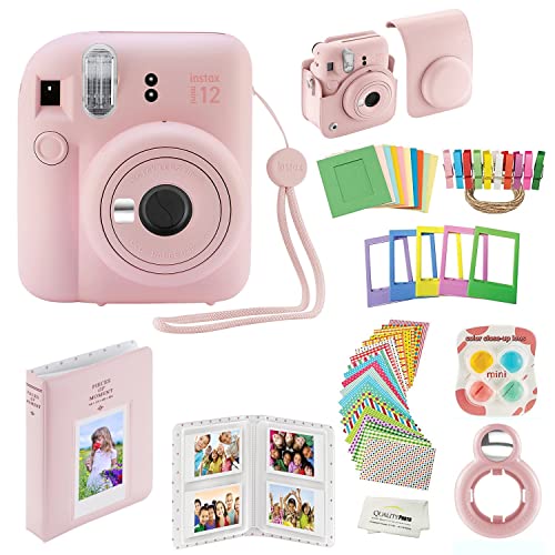 Lilac Purple Instant Camera with Case and Accessory Kit Y69003