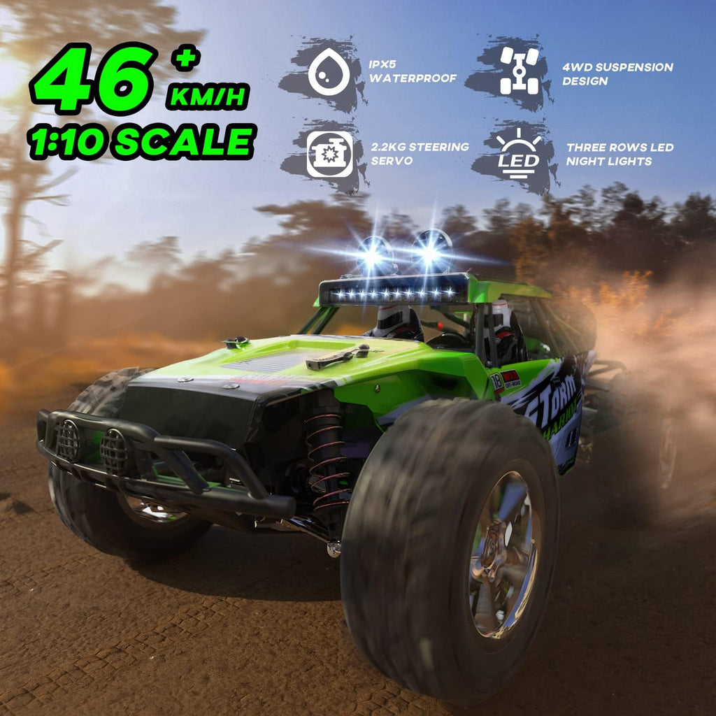 1:10 Scale 4WD RC Truck with 2 Rechargeable Batteries Q180
