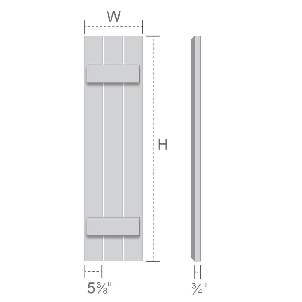 Framed Board-n-Batten Shutters with Z-Bar, Rough Sawn Western Red Cedar S428