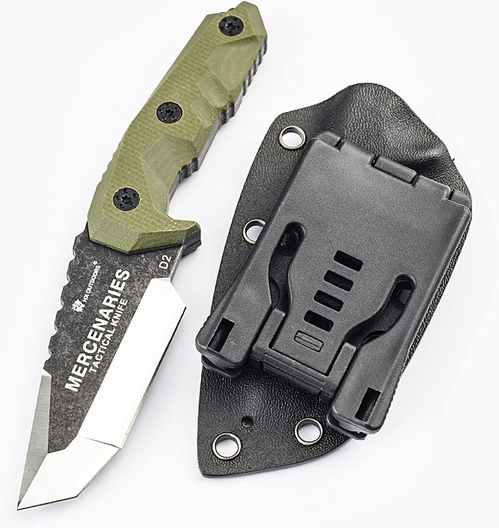 Small Fixed Blade Knife with Sheath Camping Knife (6.85 Inches) D3756