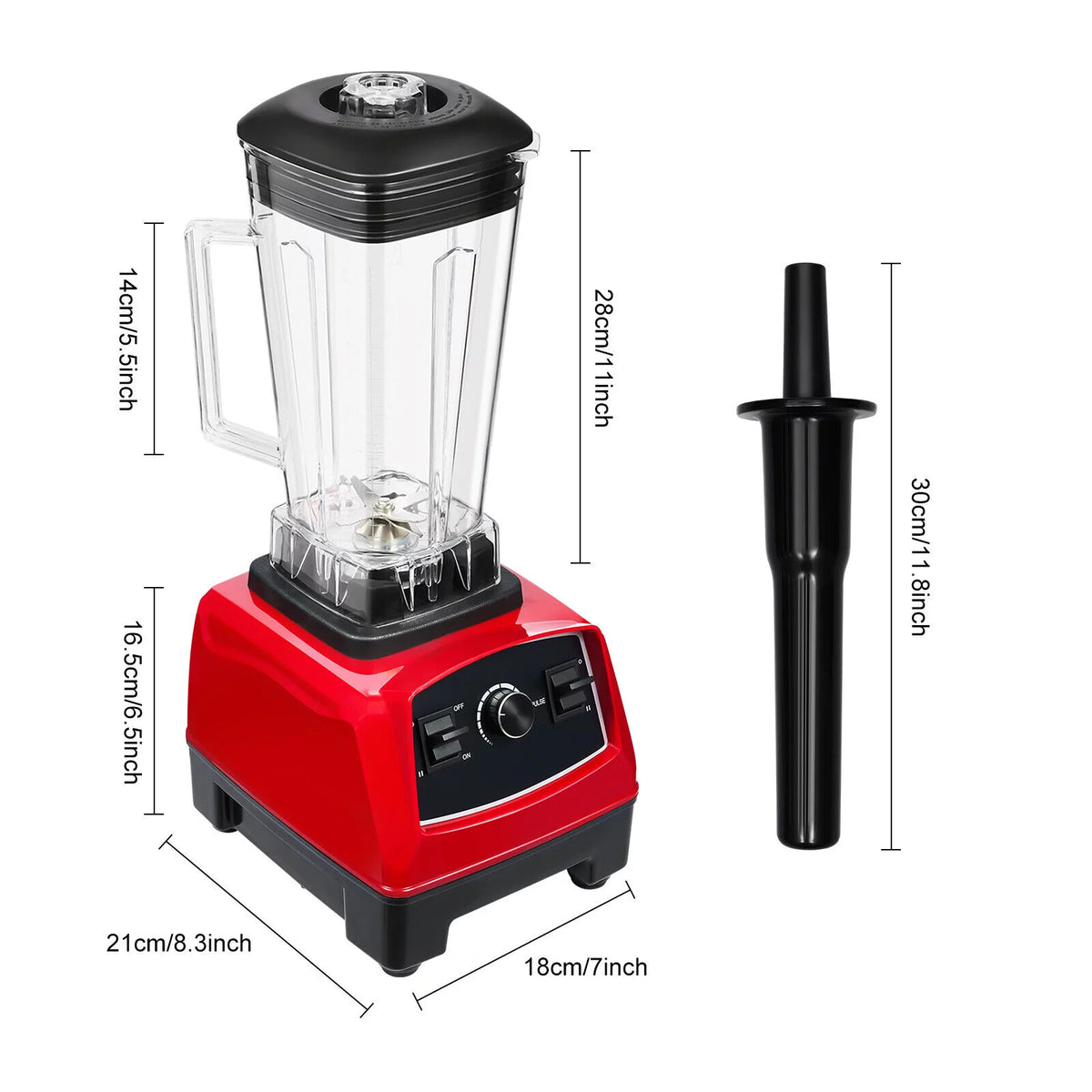 2L 2200W High Speed Electric Blender A195