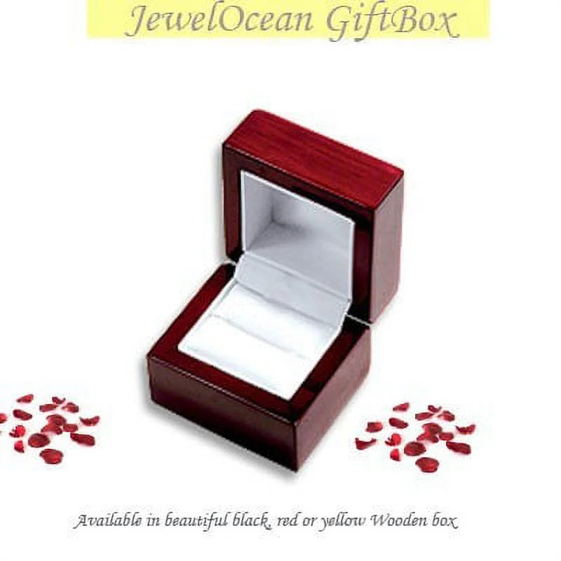 Three Stone Diamond Bridal Set 1 Carat Princess Cut Diamond 10k Gold E710327