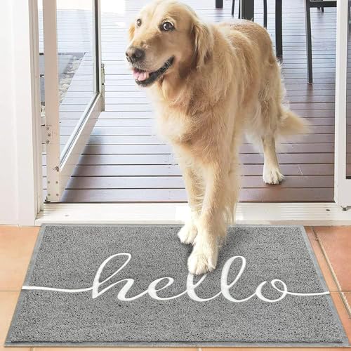 Black 36"x24" Non Slip Doormat W136661