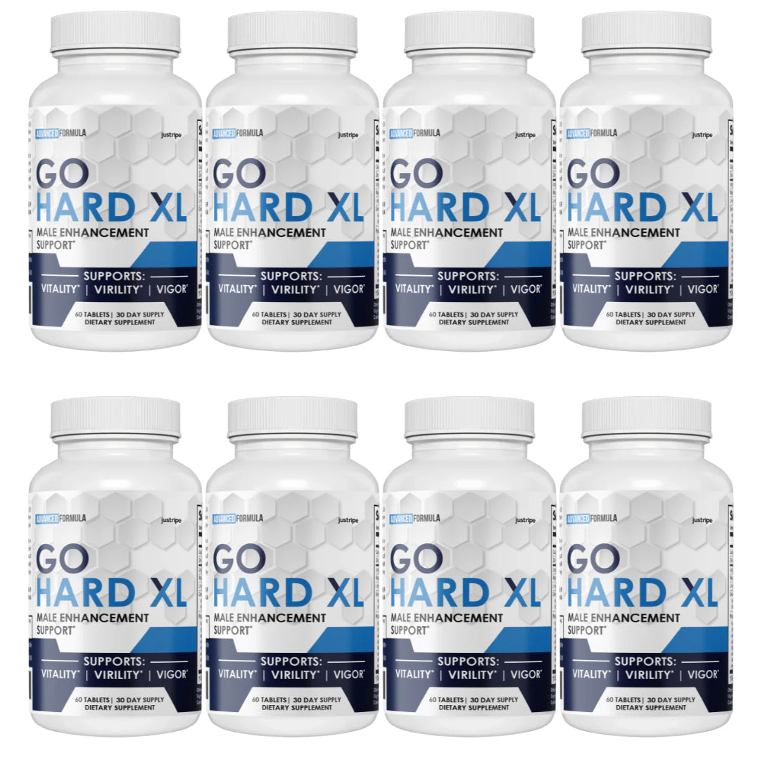 Male Vitality & Virility Support Supplement 8 Bottles D502