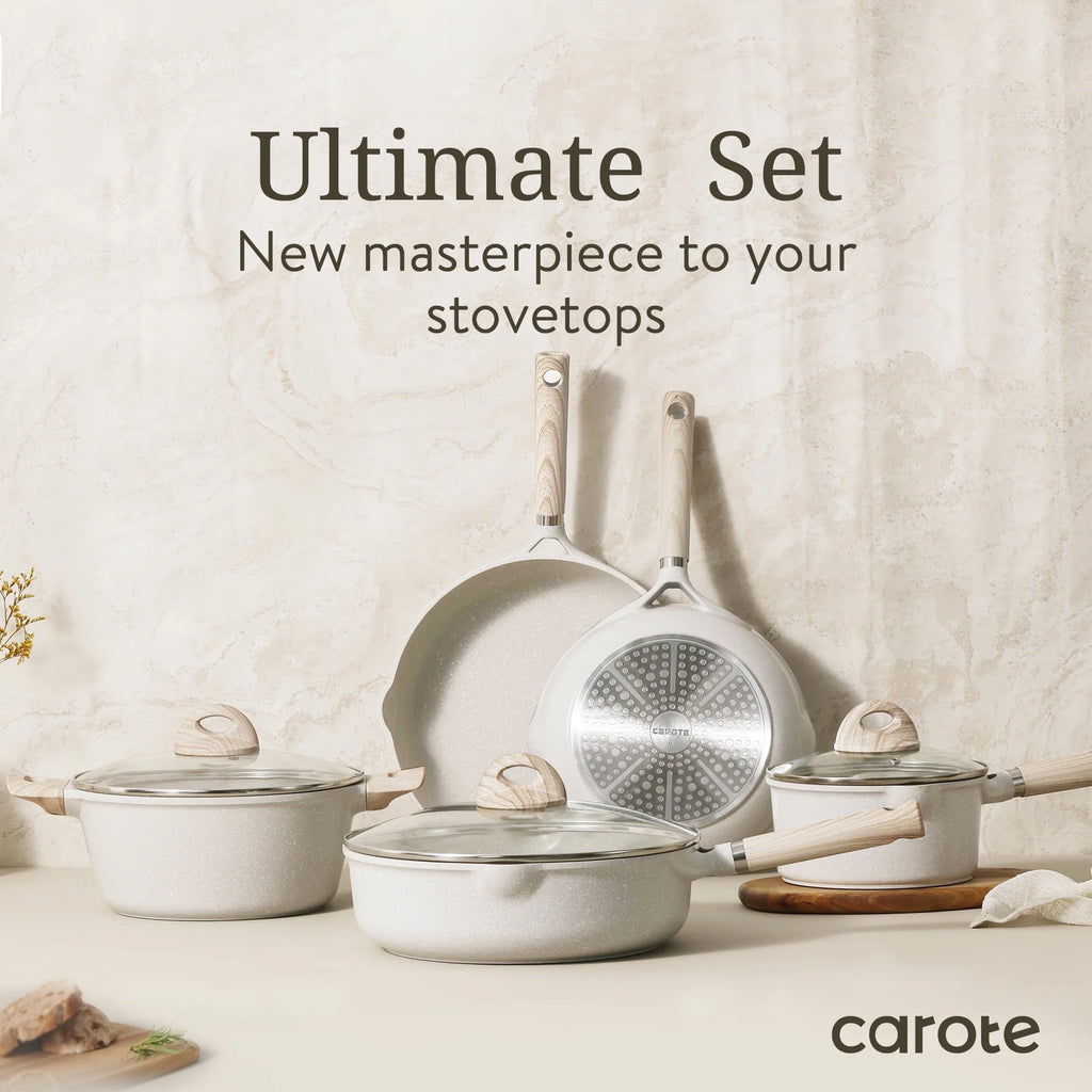 Nonstick 8 Pcs Induction Cookware Set A24388