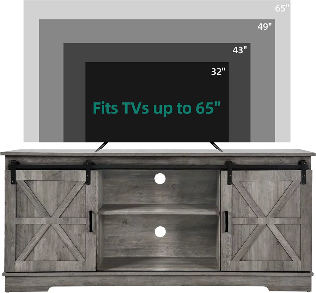 Rustic Wood TV Stand for 65 Inch TV Z13473