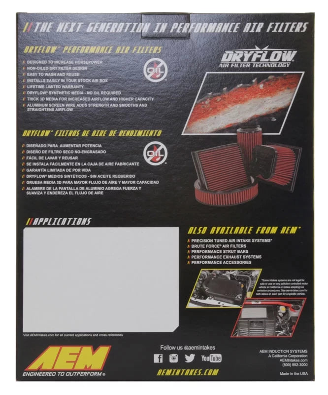 Drop in Air Filters X39261