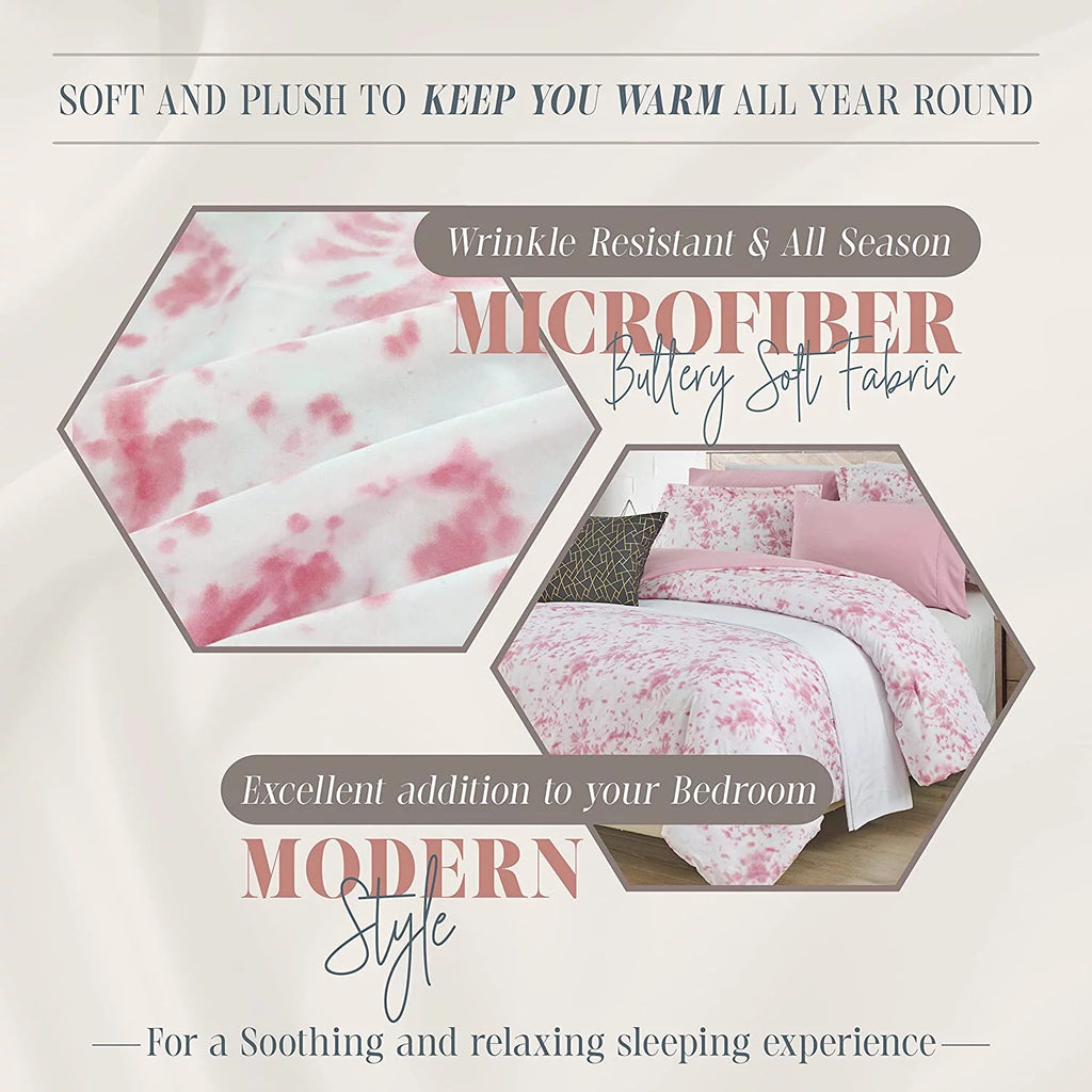10 Pc Tie-Dye Queen Comforter Set R81578