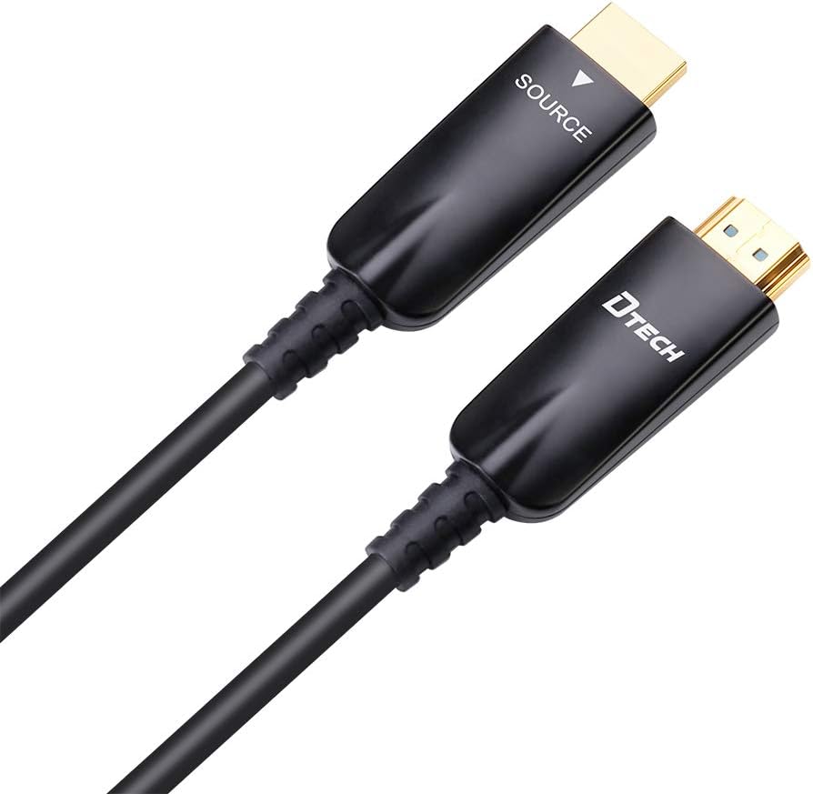 10m Fiber Optic HDMI Cable 4K 30Hz 1080p 60hz Black O8481