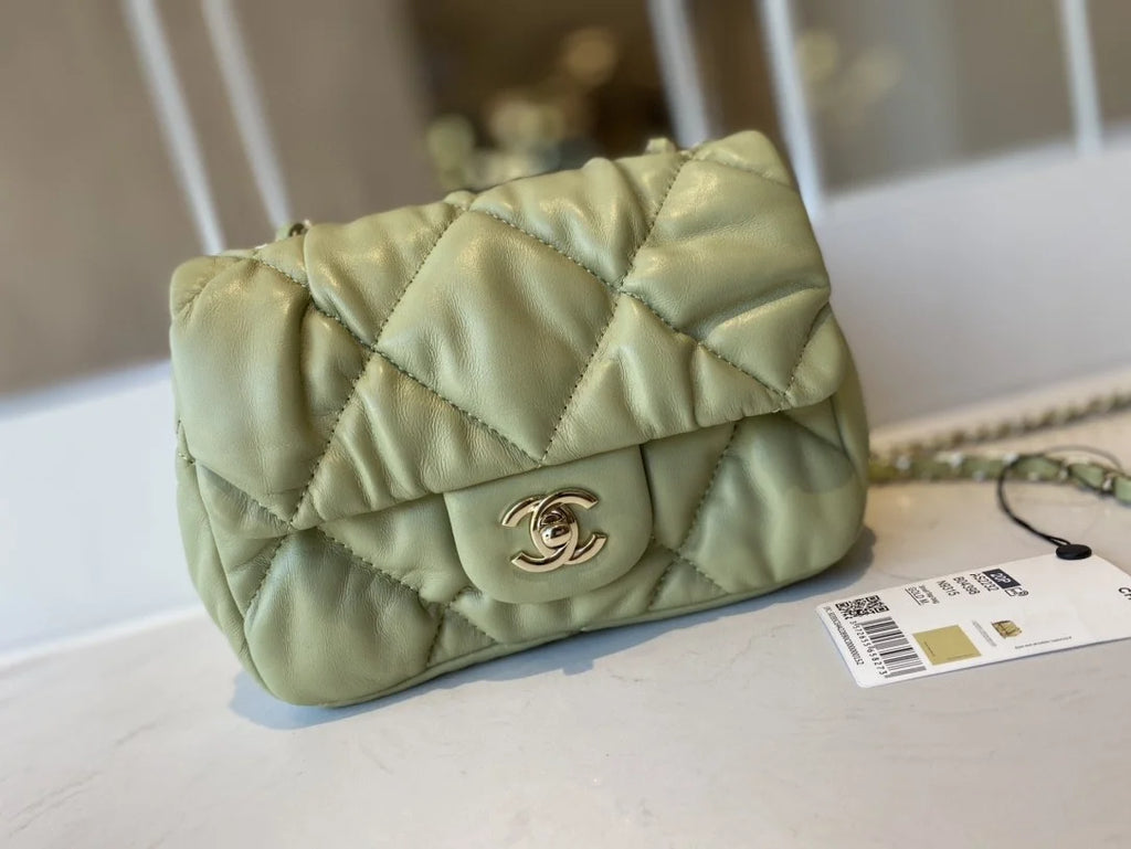 Green Small Flap Bag H4073