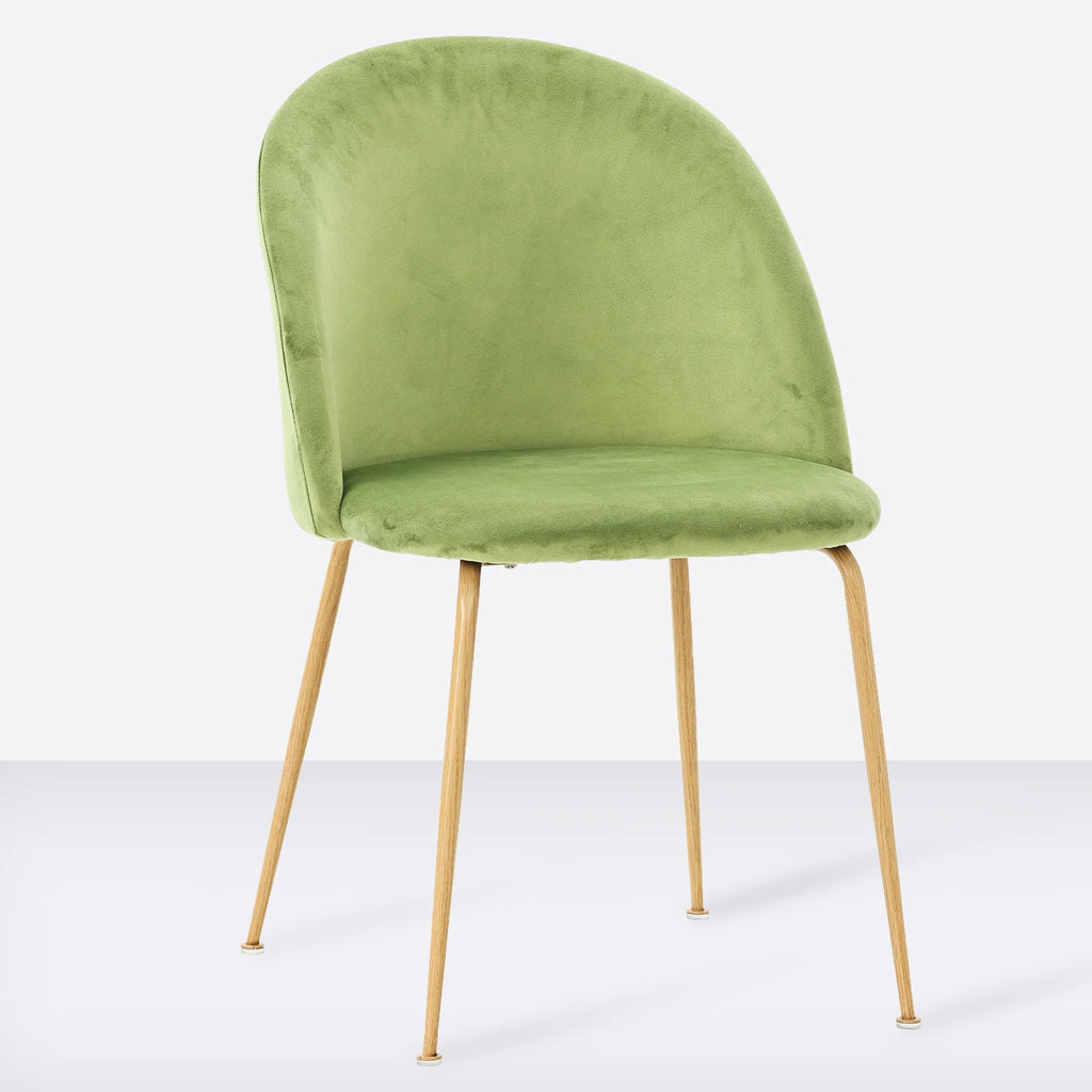Green Velvet Dining Chairs Set of 4 G898